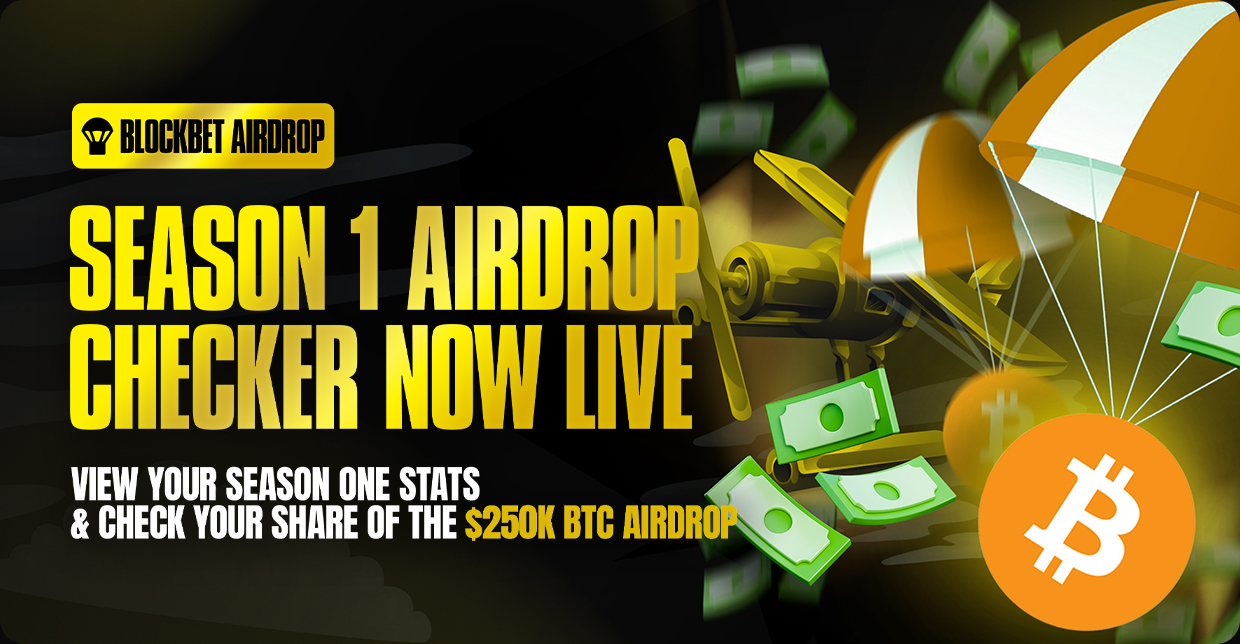 BlockBet Bitcoin Airdrop - Season One